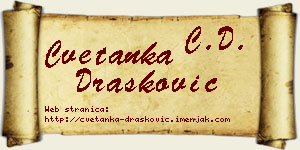 Cvetanka Drašković vizit kartica